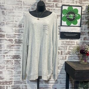 good hYOUman Gray Sweatshirt women’s large